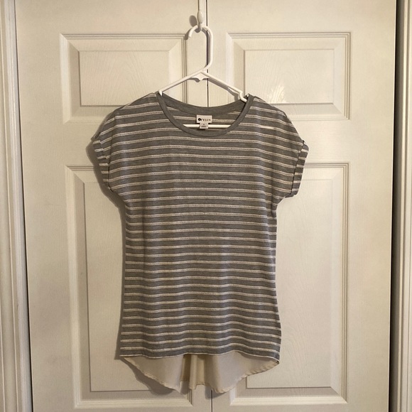 Stylus Striped Gray T-Shirt - Picture 1 of 4